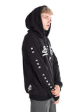 Black Basic Hoodie with Logo and custom comfy hood 