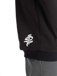 Black Basic Hoodie with Logo and custom comfy hood 