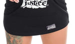 Divine Justice black Tank with ancient egypt libra human heart design